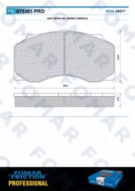 FOMAR FRICTION FO 675381